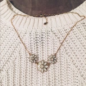 LC Lauren Conrad floral necklace